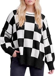 Simier Fariry Womens Fall Oversized Sweater Long Sleeve Knit Winter Outfits