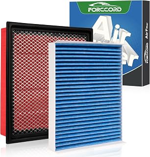 Cabin & Engine Air Filter Kit for Ford F-150 2015-2023 2024 2025 2026 | F150 Replace#CF12150 CA10262, Air Filter Combo Replacement Car Accessories