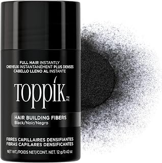 Toppik Hair Building Fibers, Fill In Fine or Thinning Hair Instantly Thicker, Fuller Looking Hair 9 Shades,4 size options