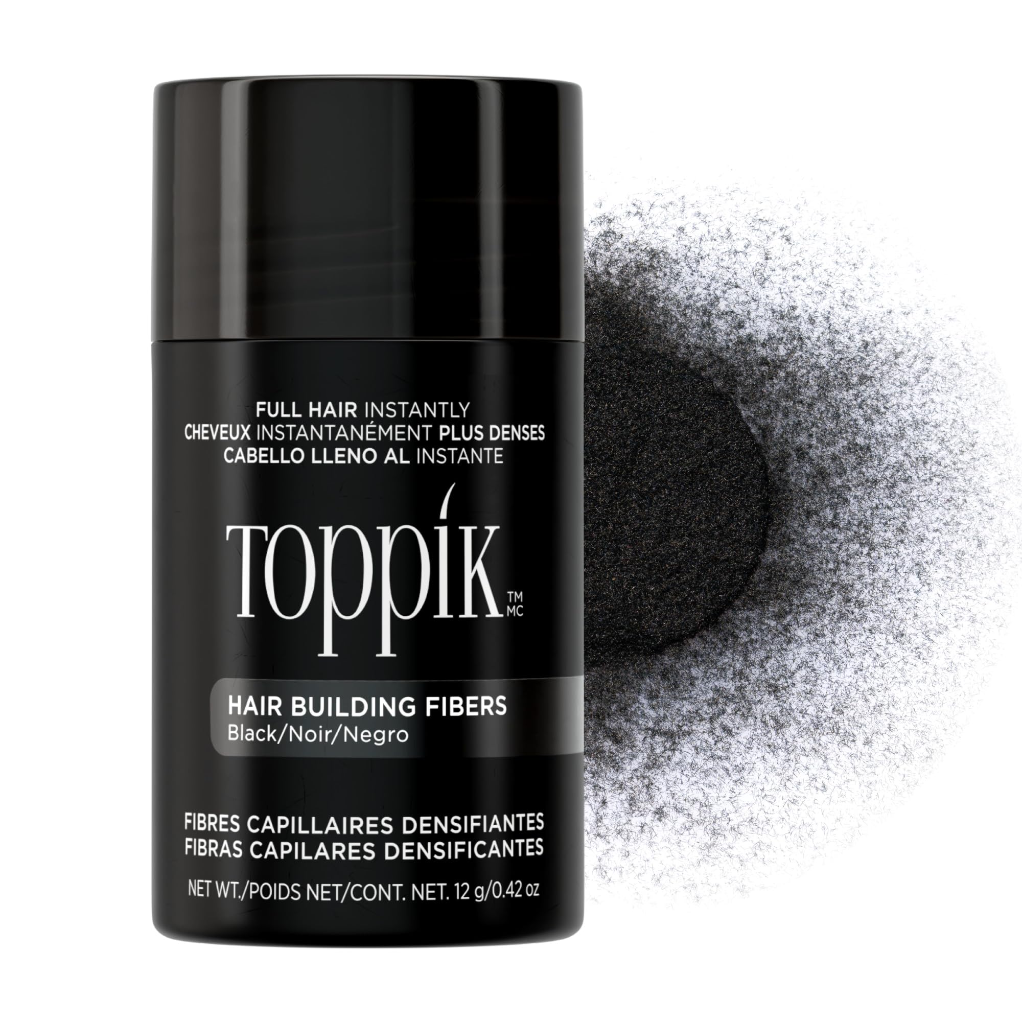 Toppik Hair Building Fibers, Fill In Fine or Thinning Hair Instantly Thicker, Fu