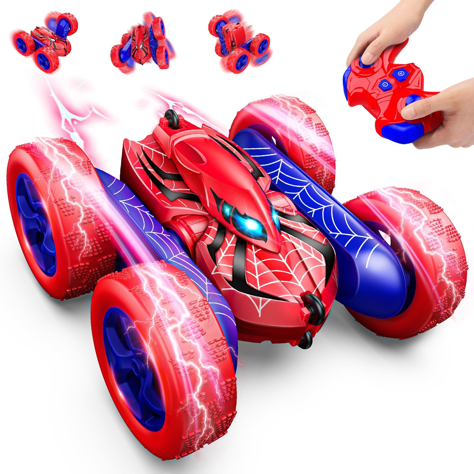 Dreamlandia 360° Flips Remote Control Cars, 15KM/H+ RC Car Outdoor Garden Toys f
