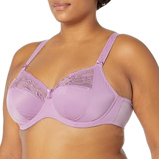 ELOMI Women's Full Coverage Bra, Wisteria