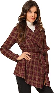Allegra K Basic Coat Women