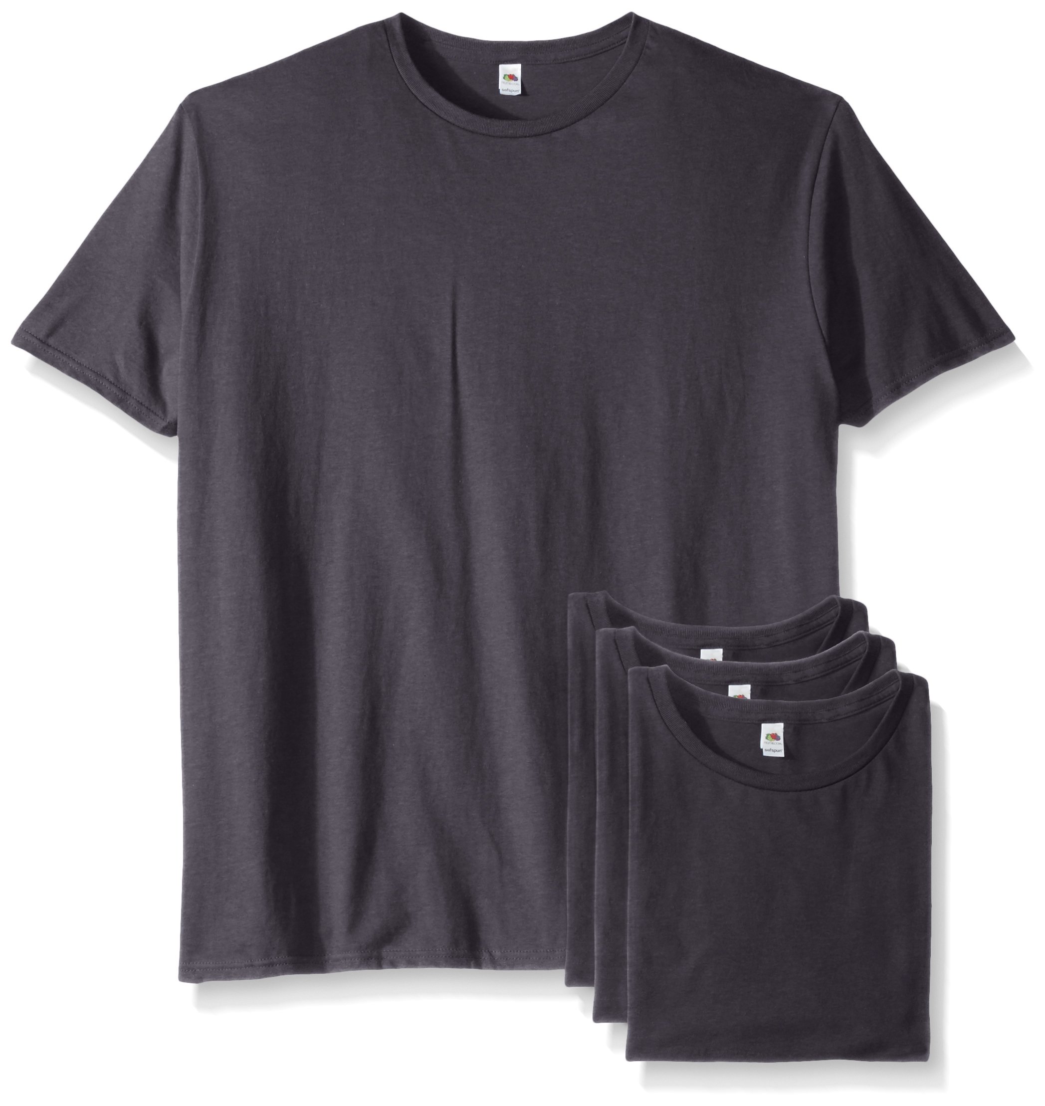 Fruit of the Loom Lightweight Cotton Tees (Short & Long Sleeve) Men's Shirt (Pac