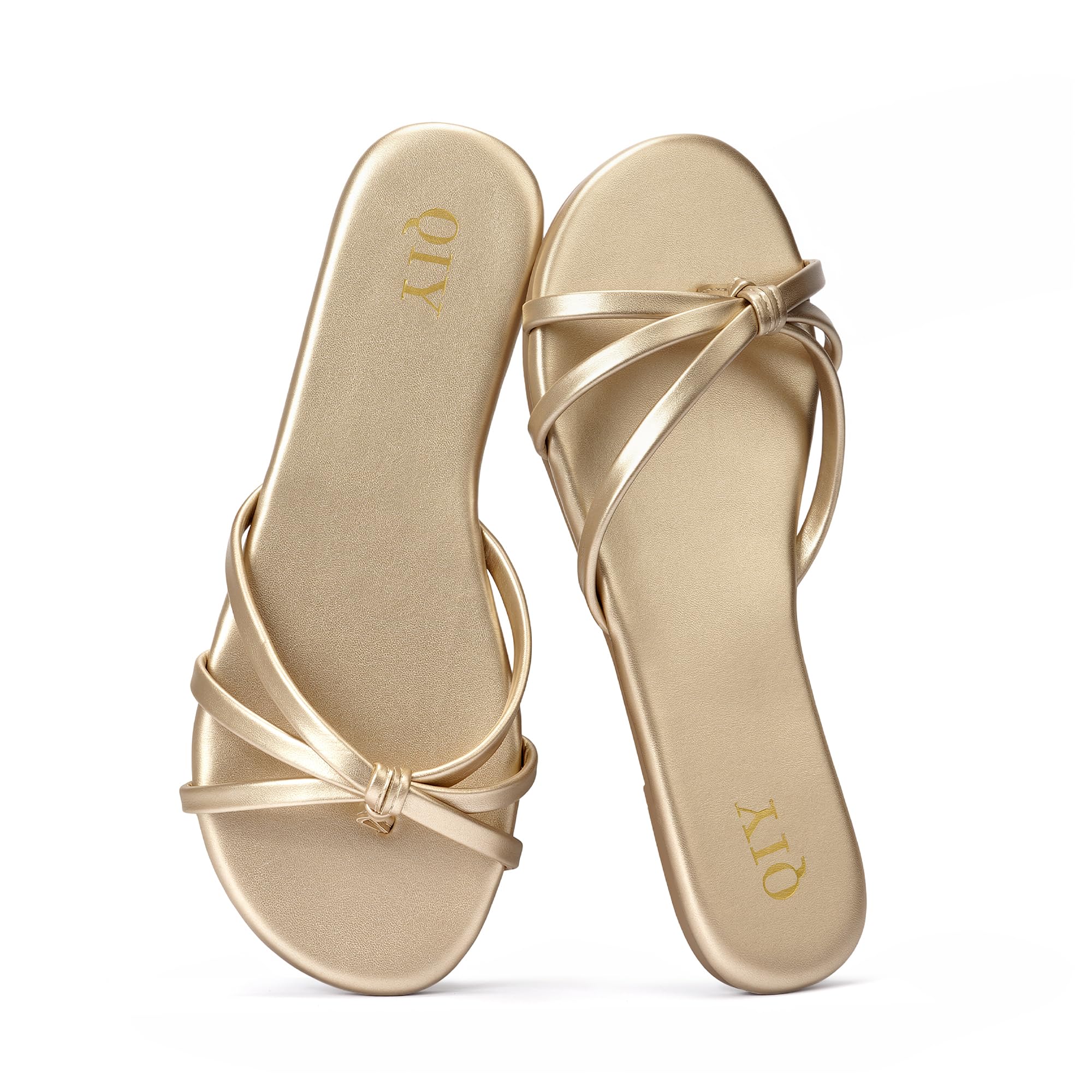 Women's Flip Flops Flat Sandals Slip on Slide Sandals Summer Thong Flats