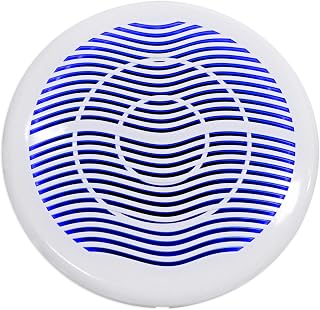 Rockville MS10LW 10" White Marine/Boat Free Air Subwoofer with LEDs | 2400W Peak, 600W RMS, Dual 4-Ohm, 2" 4-Layer Voice Coil, 80 Oz Magnet, ABS Basket, Polypropylene Cone, 30Hz-4kHz