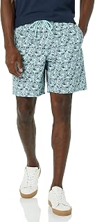 Amazon Essentials 8" Loose Fit Cotton Shorts with Elastic Waist and Drawstrings Men