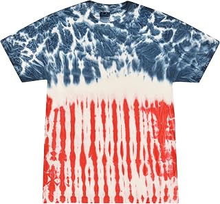 Colortone Patriotic Tie Dye T-Shirts Youth & Adult