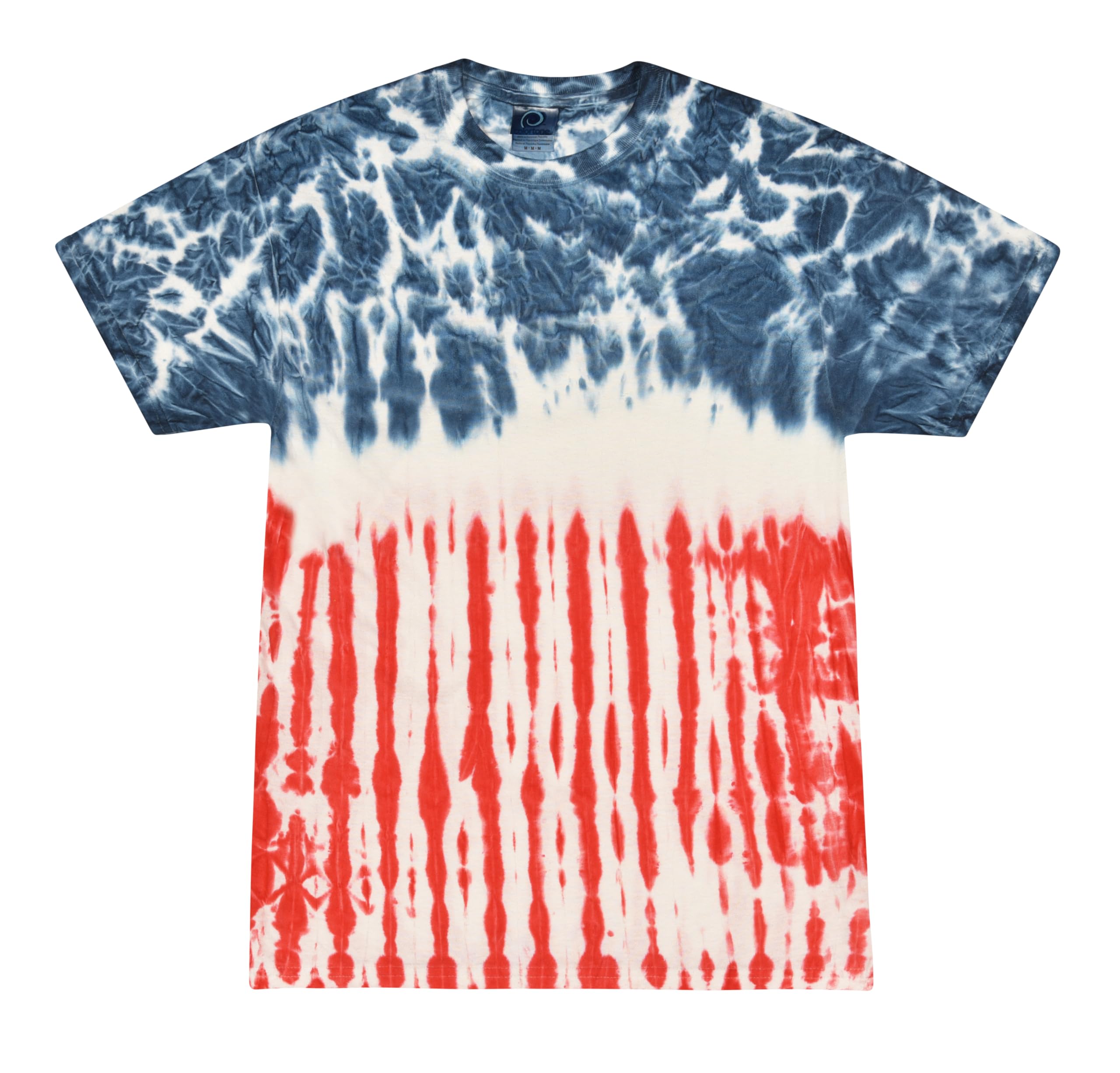 Colortone Patriotic Tie Dye T-Shirts Youth & Adult