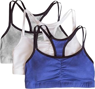 Fruit of the Loom Women's Built-up Sports Bra Sports Bra (Pack of 6)