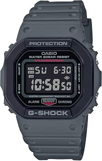 Casio G-Shock Layered Bezel Grey Digital Mens Watch DW5610SU-8