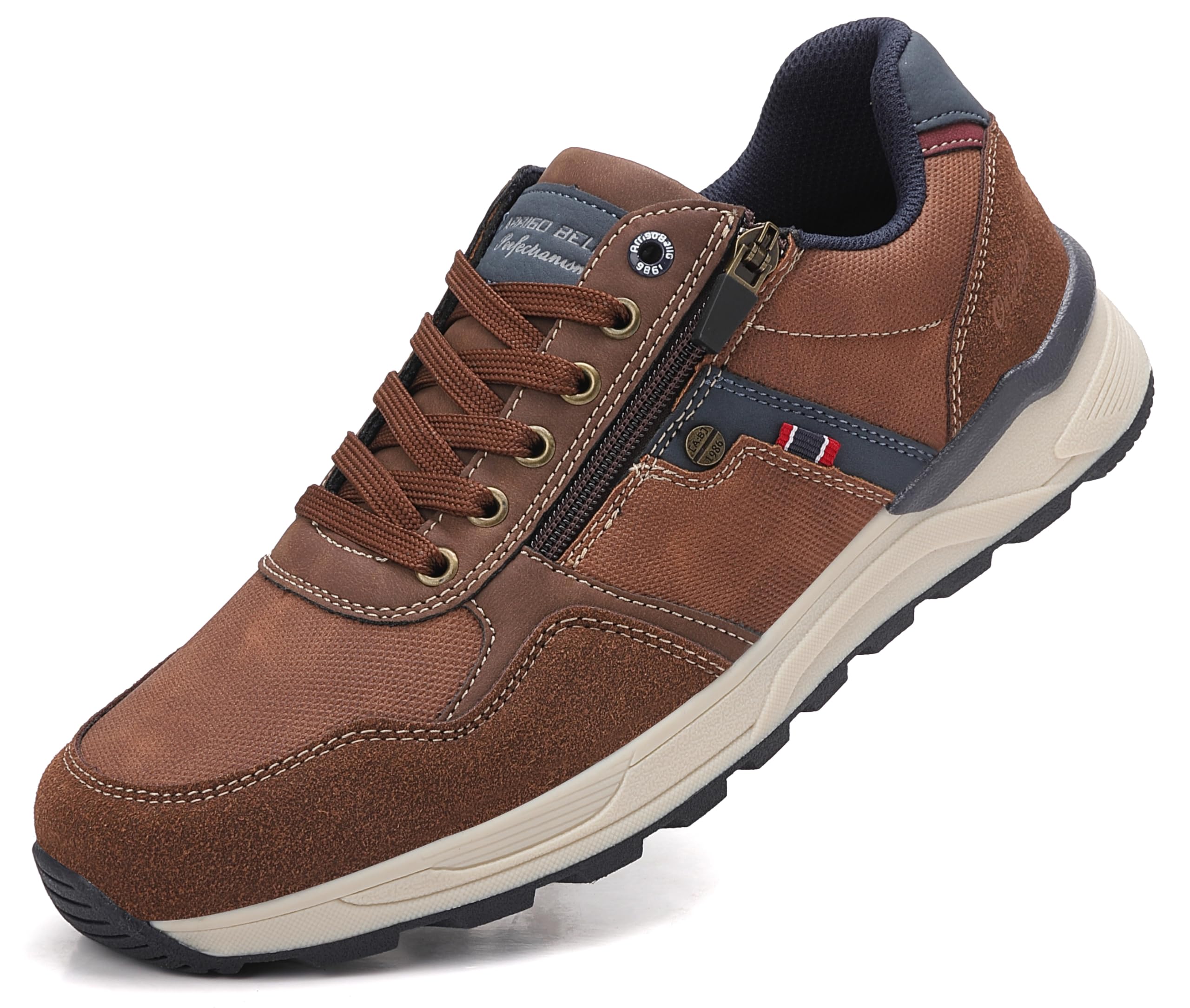 ARRIGO BELLO Men's Trainers Lightweight Fashion City Sport Casual Low Sneaker UK