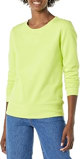 Amazon Essentials Women's Crew Neck Fleece Sweatshirt (Available in Plus Size)