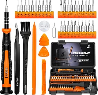 JOREST 40Pcs Precision Screwdriver Kit, Set Tools with Torx T1 T2 T3 T4 T5, TR6 T7 T8 T9 T10 T15, Triwing Y00, P2/P5, -1.0/2.0, etc, for Switch, PS4, Joycon, Xbox, PC, Mac, Laptop, Glasses