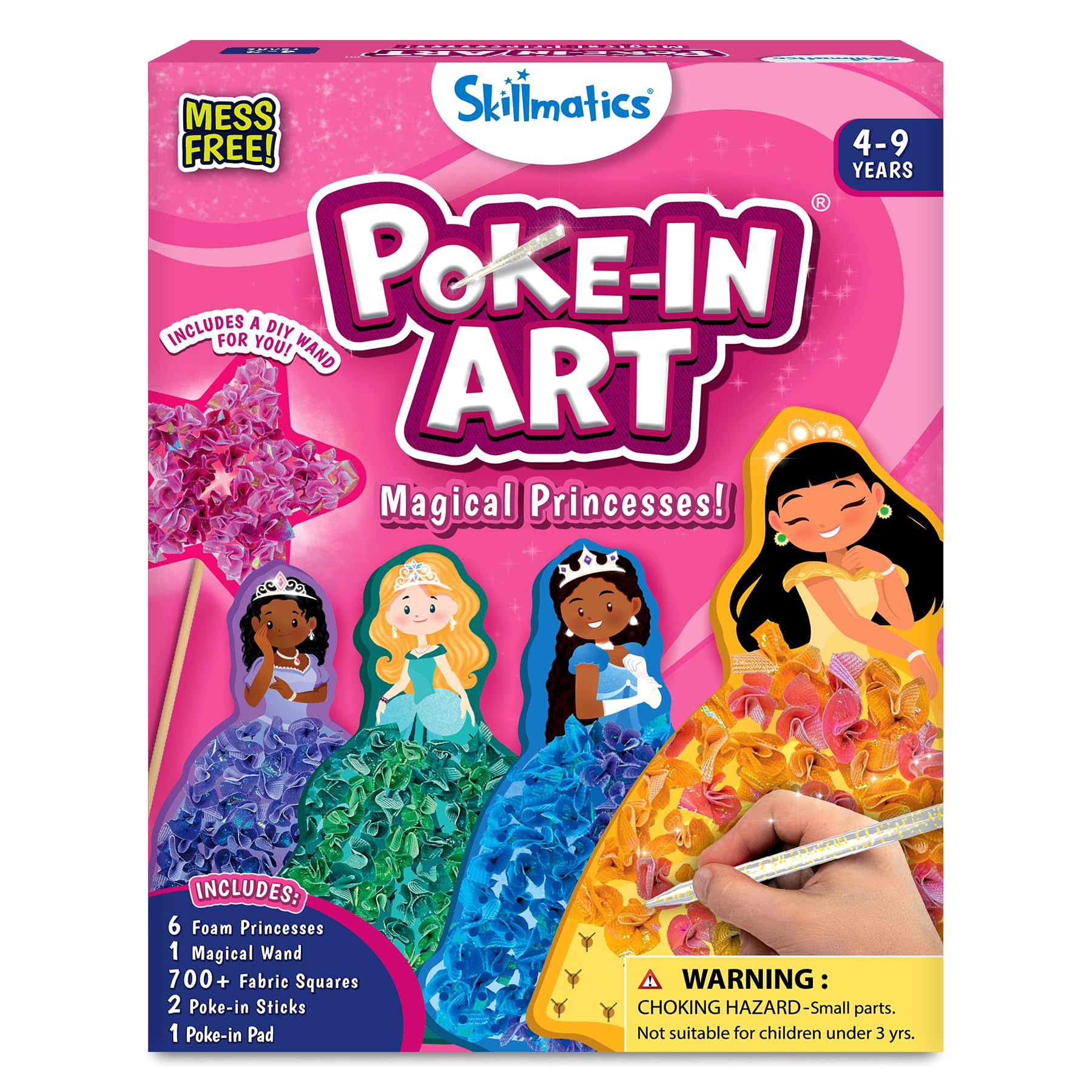 Skillmatics Poke-in Art – Magical Princesses, DIY Craft Kit, Gifts for Kids | Me