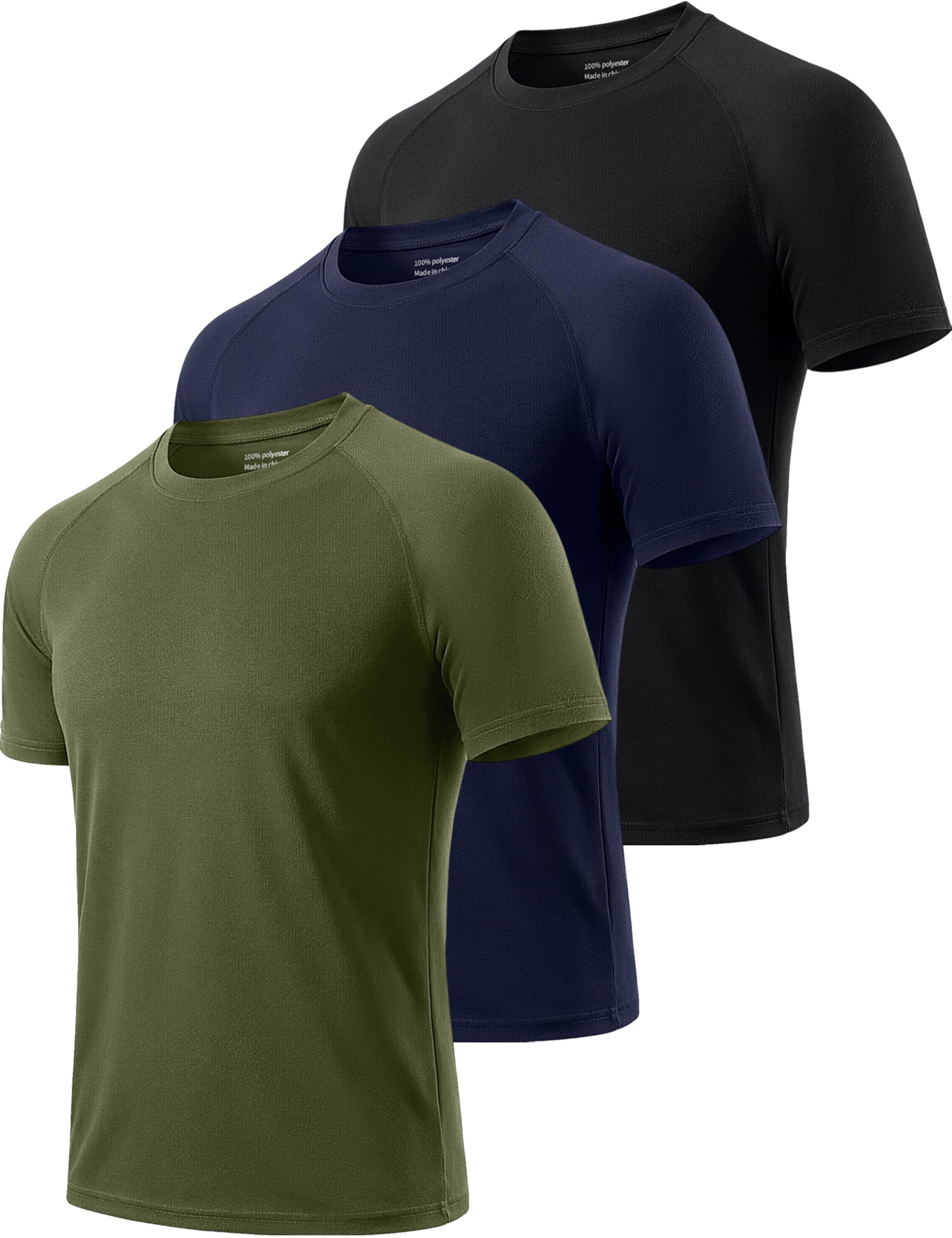 Cimic 1, 3, 5 or 7 Pieces Men's Functional Running Sports T-Shirt