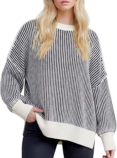 Simier Fariry Womens Fall Oversized Sweater Long Sleeve Knit Winter Outfits
