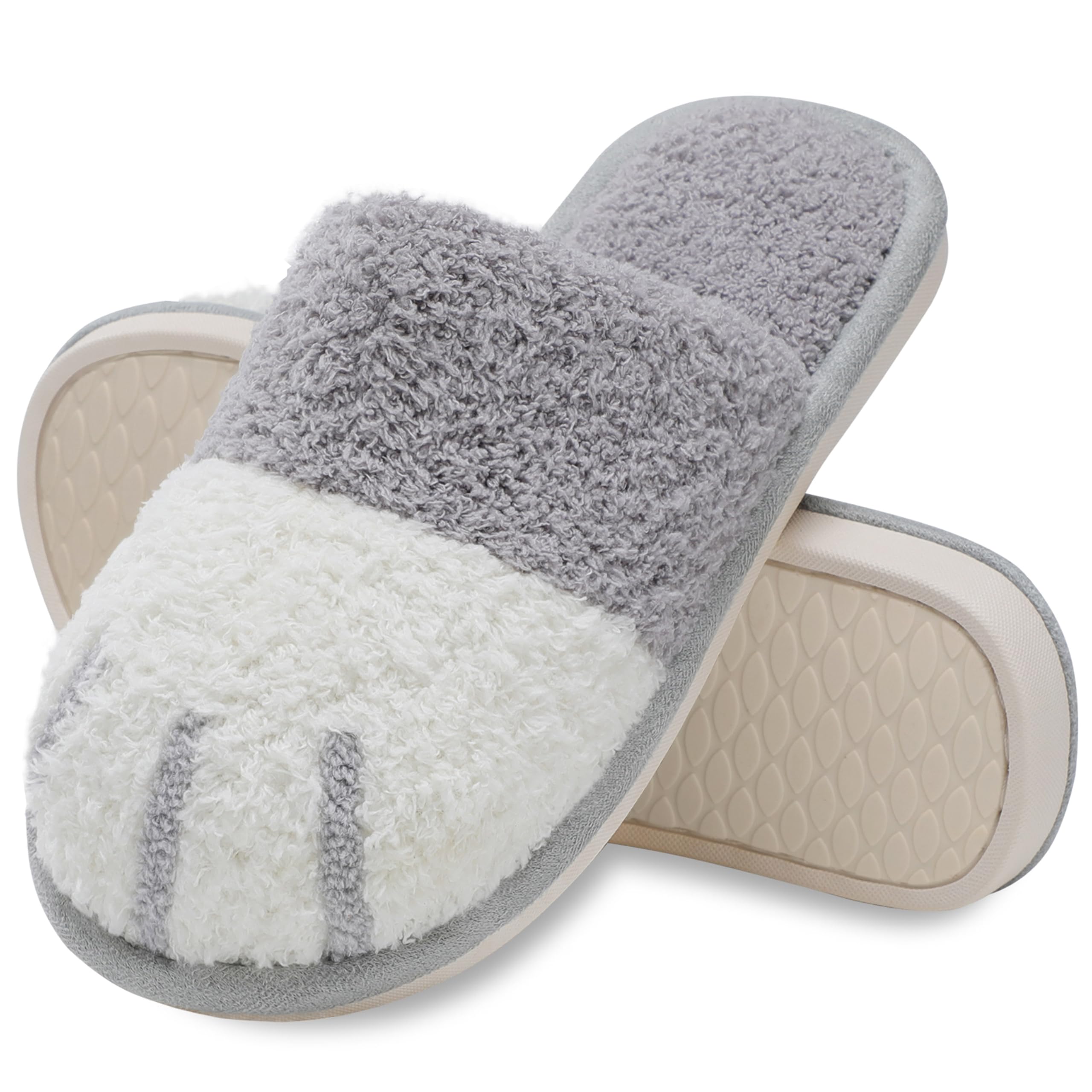 MAXTOP Cat Paw Cute Fuzzy Slippers for Women Cozy Gifts House Shoes Indoor