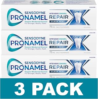 SENSODYNE PRONAMEL Intensive Enamel Repair Clean Mint (Toothpaste) Pack of 3