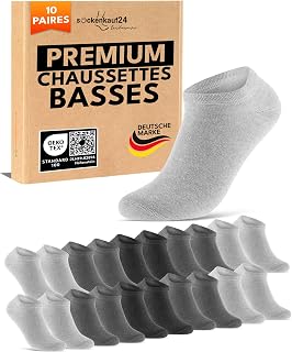 10 Pairs of Men's Women's Breathable Cotton Low Socks
