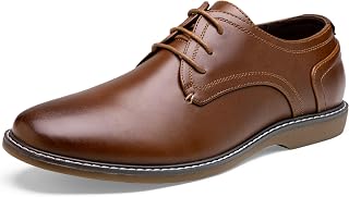 Jousen Men's Casual Dress Shoes Retro Oxfords Business Comfort Formal Shoes