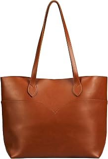 SUNLIGHT LEAVES Tote Bag For Women Vegan Leather Simple Vintage Shoulder Retro Handbag Classic A4 Purse