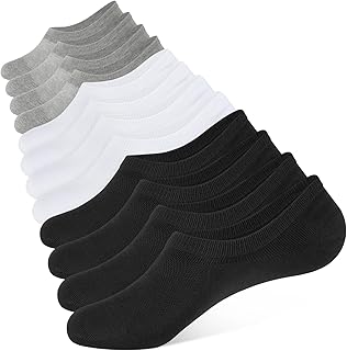 CLOSEMATE Mens No Show Socks Cotton Thin High Elasticity Low Cut Socks