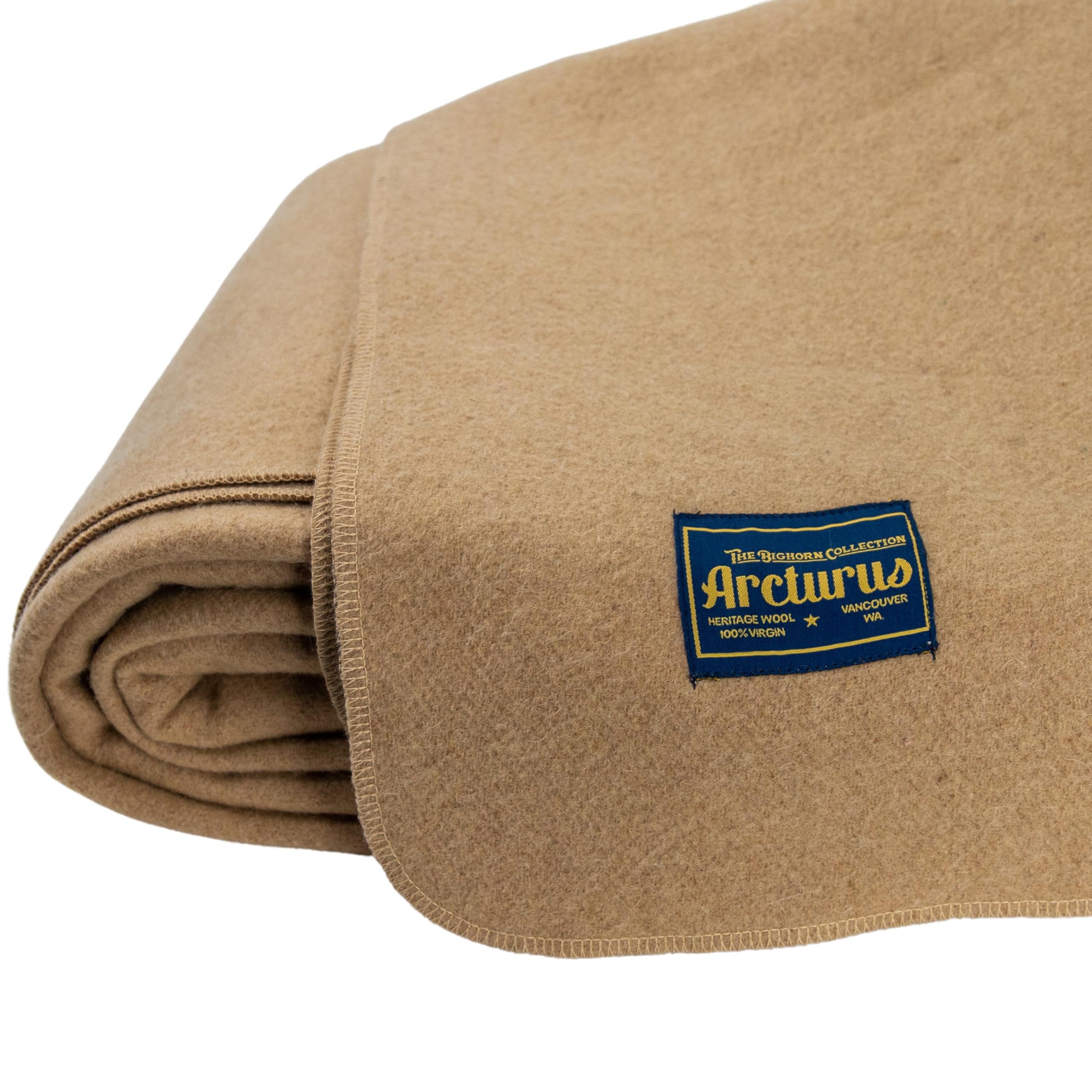 Arcturus Bighorn 100% Virgin Wool Blanket | Heirloom-Quality Wool Bedding for Ho