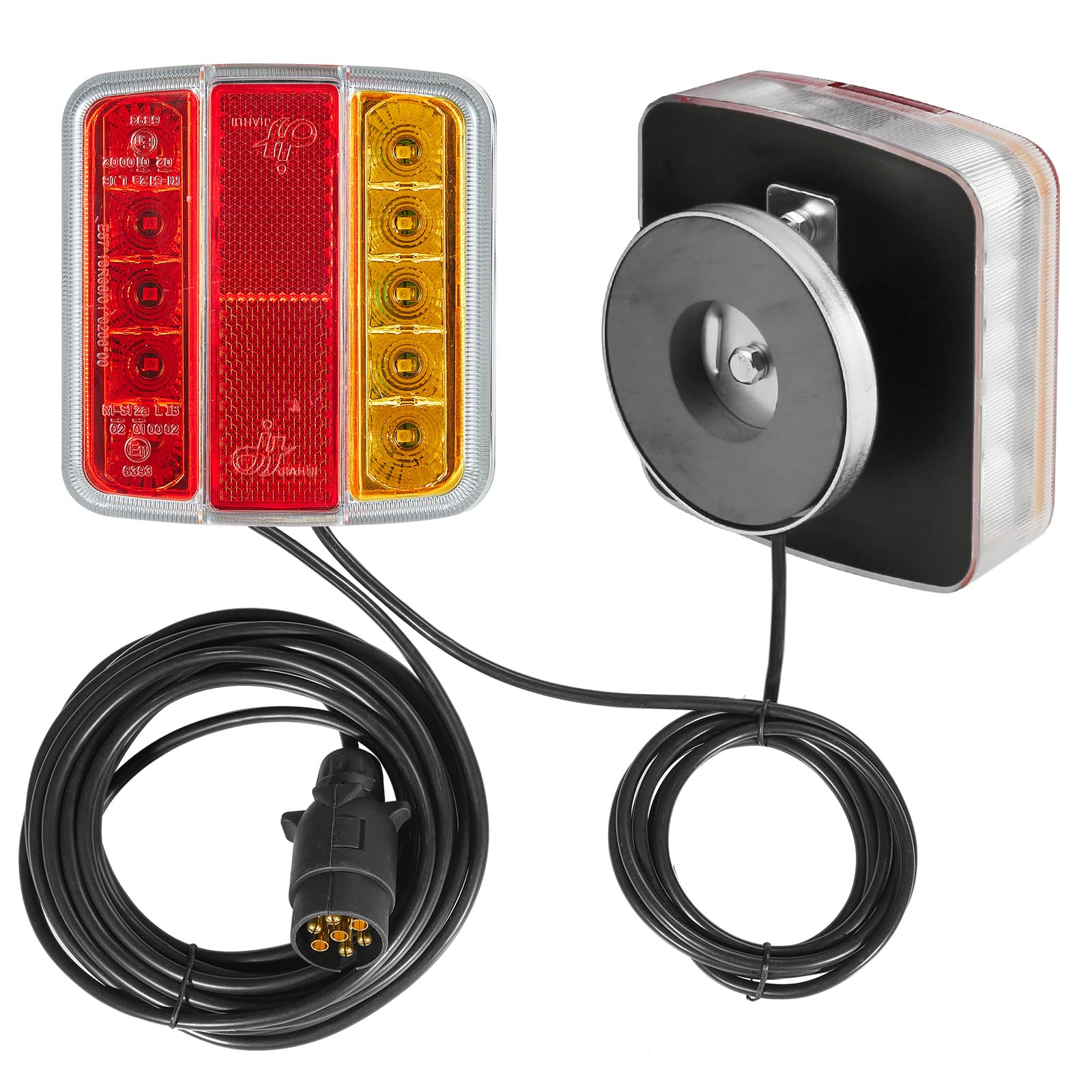 SPARKMOTO LED Magnetic Trailer Lights, Magnetic Led Trailer Lights With Cable 12
