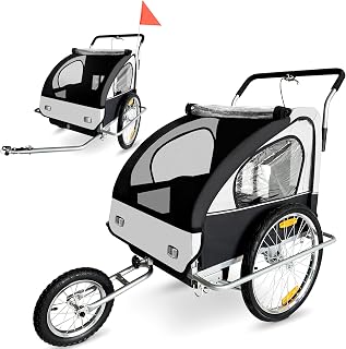 SAMAX Child Bike Trailer Jogger with Suspension Stroller
