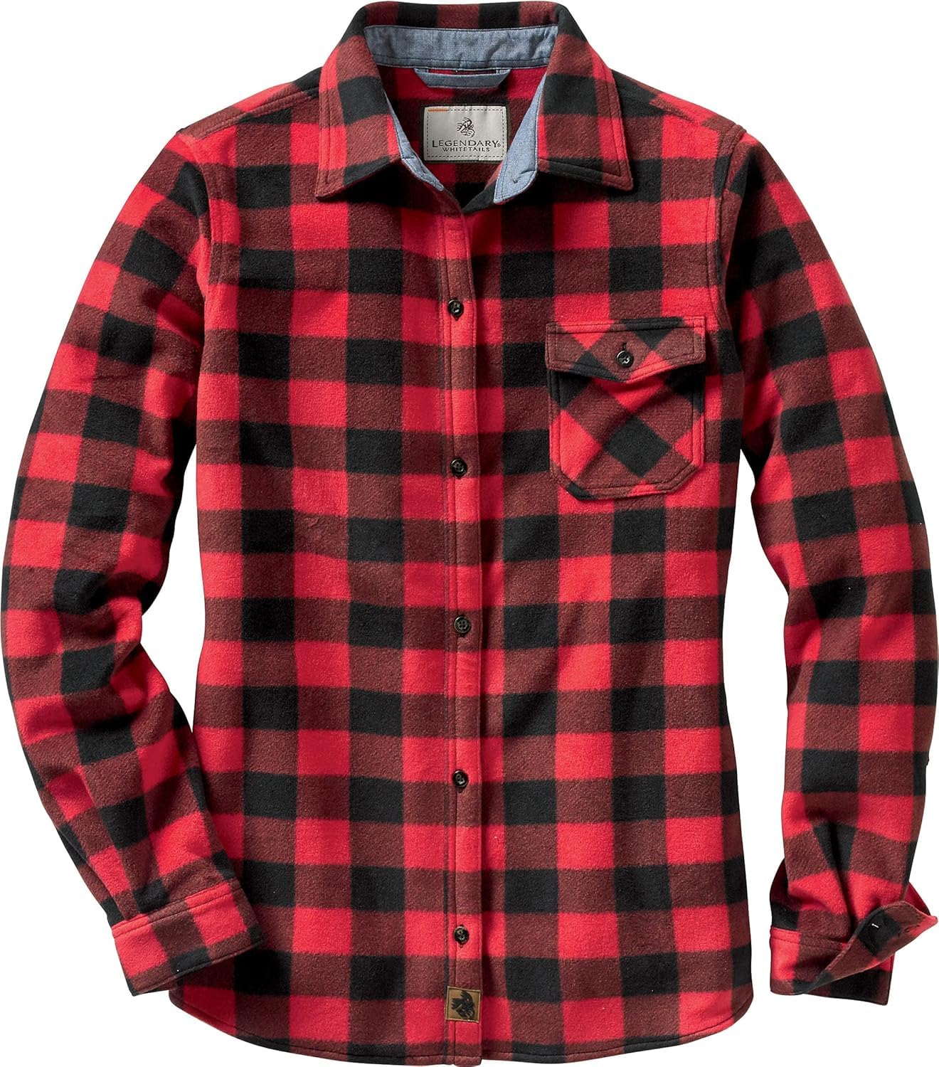 Legendary Whitetails Womens Trail Guide Fleece Button Down Shirt