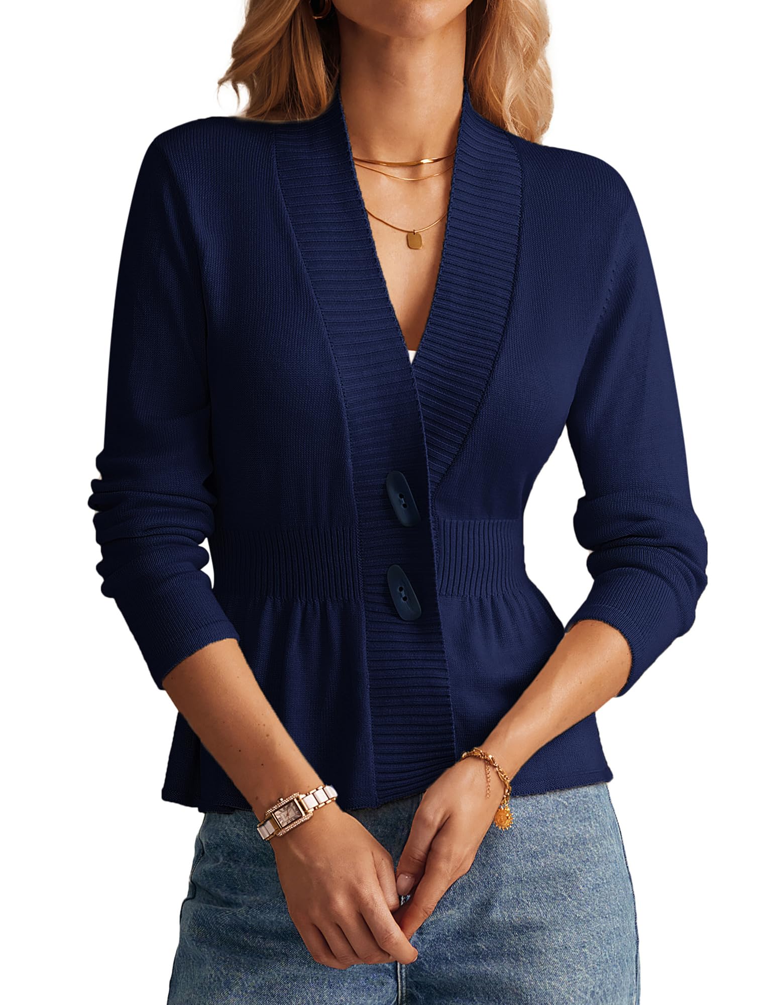 GRACE KARIN Women 2026 Button Down Lightweight Cardigan Casual Open Front Sweate