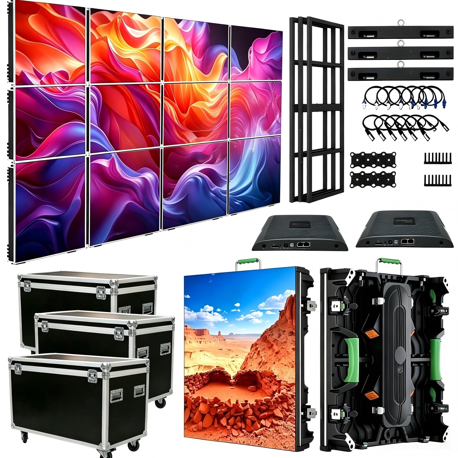 Portable LED Video Wall Rental LED Display for Events Outdoor & Stage