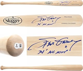 Steve Garvey Autographed Blonde Slugger Louisville Pro Stock Baseball Bat Dodgers Los Angeles "74 NL MVP" Beckett BAS Witness Stock #241444