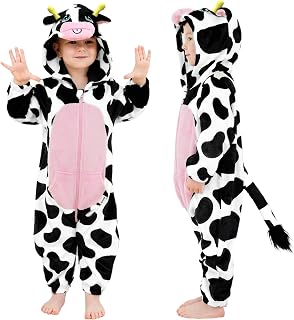 LOLANTA Unisex Baby Animal Costume Hooded Flannel Romper, Children's Costume, Carnival Costume