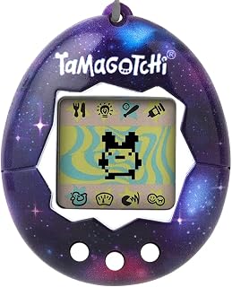 TAMAGOTCHI Original Galaxy Shell Virtual Pet | Original Retro Digital Pet, Pocket Travel Toy, Perfect Gift, Collectible Tamagotchi