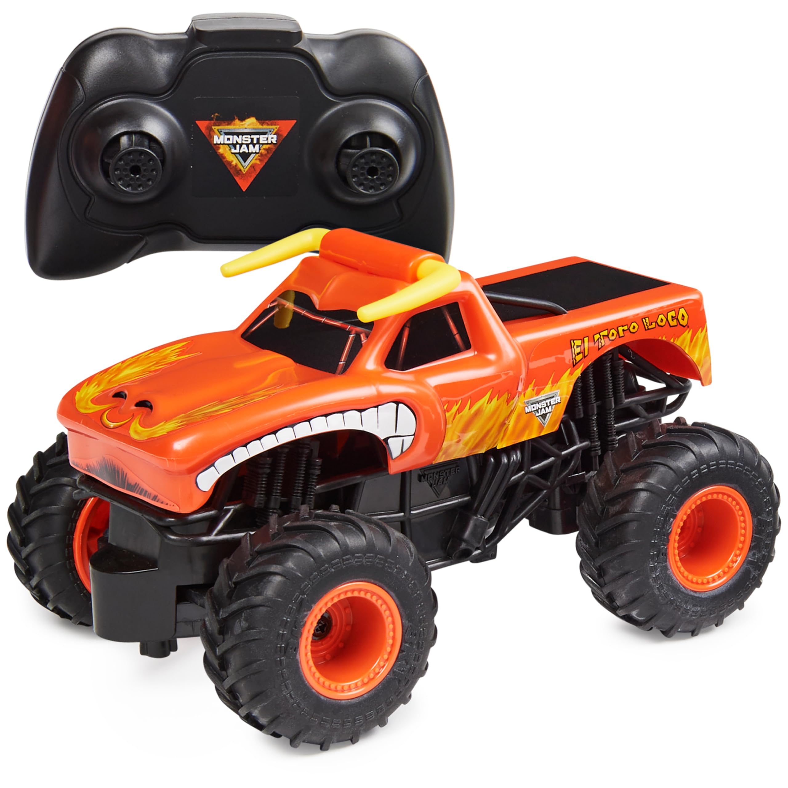 Monster Jam, Official El Toro Loco Remote Control Monster Truck for Boys and Gir