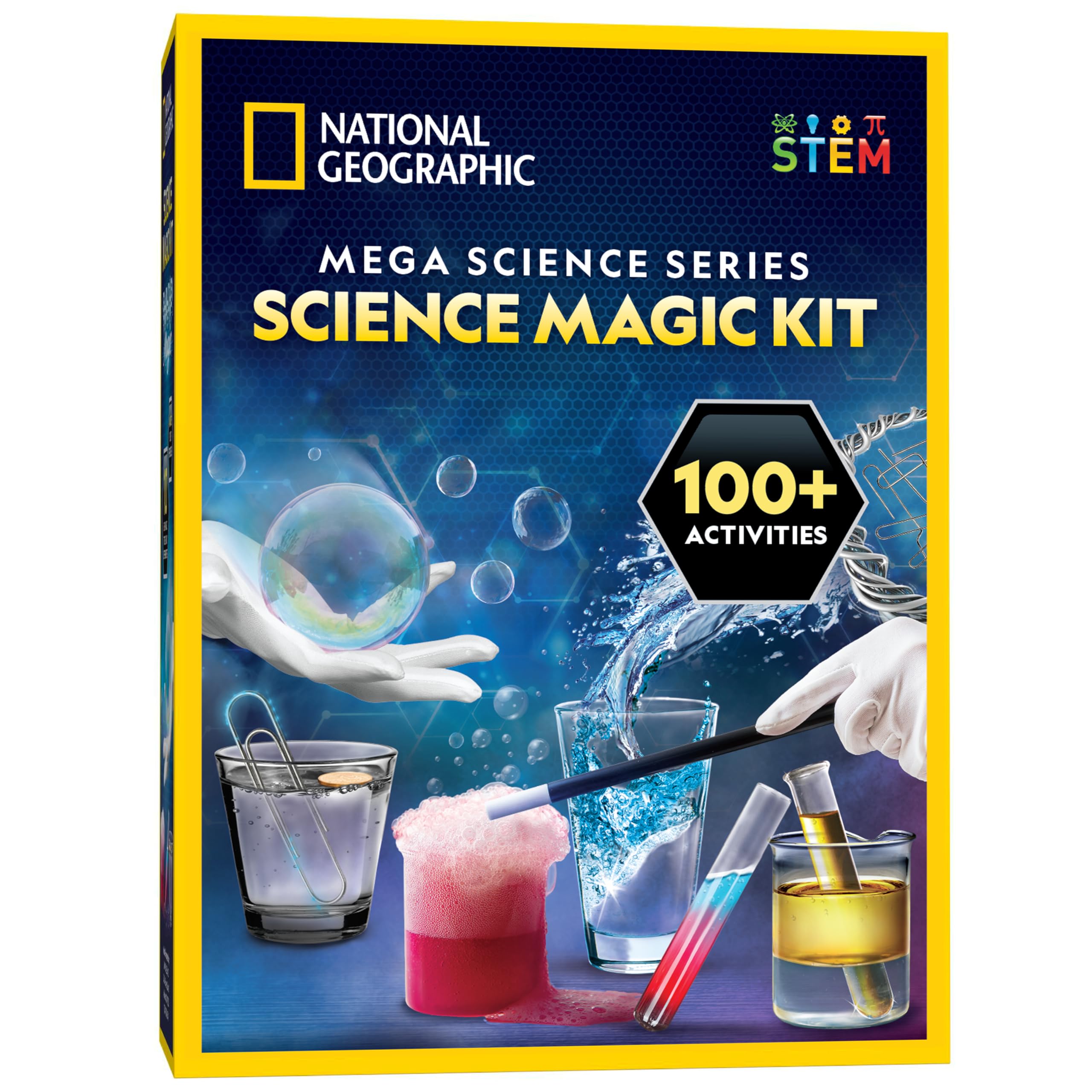 National Geographic Science Magic Kit, Science Kit for Kids with 100+ Unique Exp