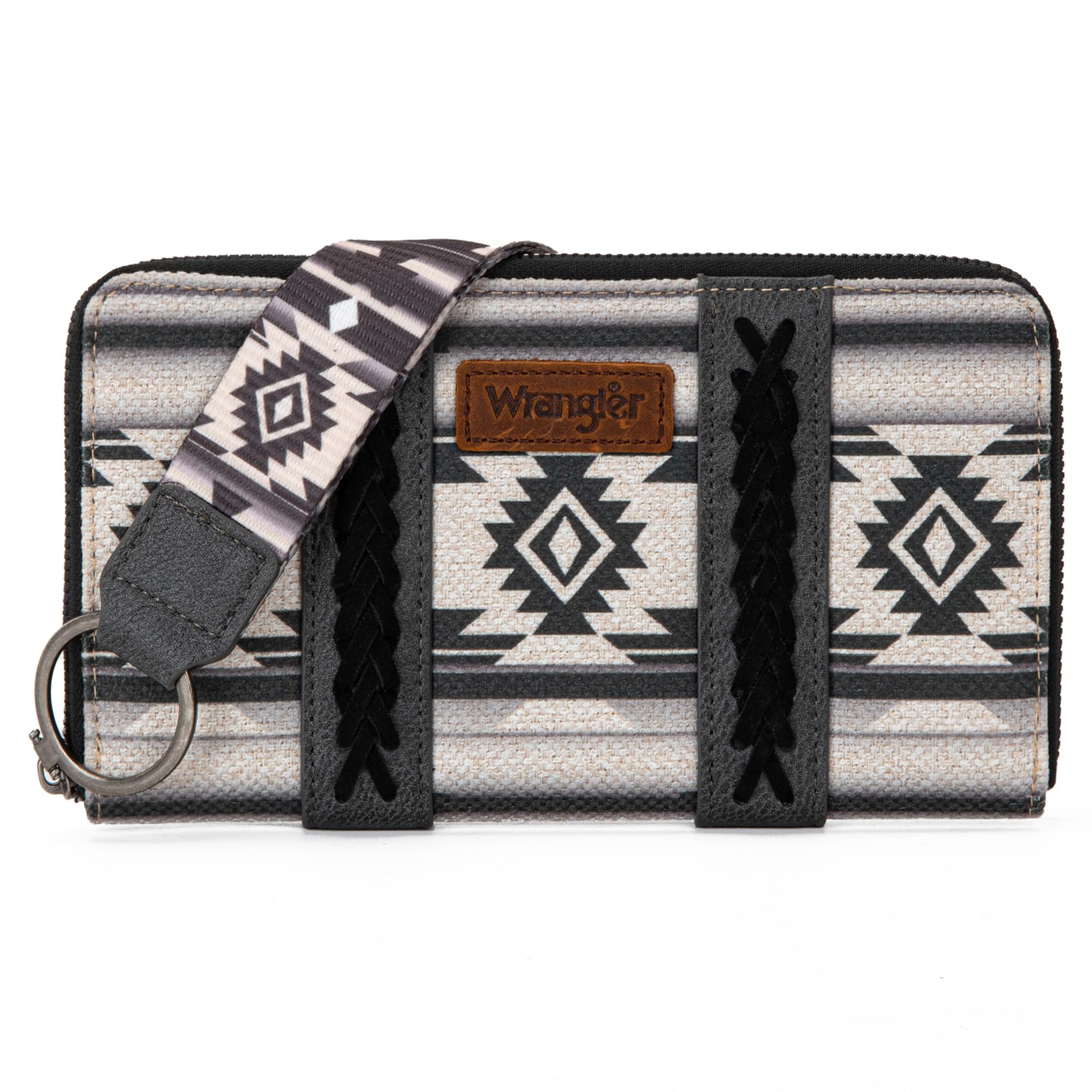 Wrangler Wallet Purse for Women Western Aztec Clutch Wristlet Wallet with Credit