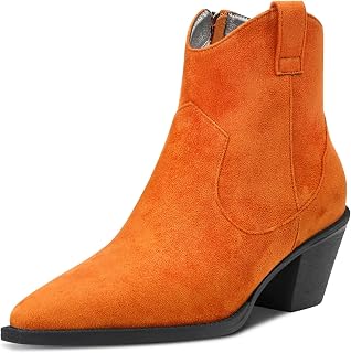 Saekcted Women's Medium Heel Heel 6.5 cm Heels Pointed Toe Ankle Boots Riding Slip-on Boots Zipper Party Office Sexy