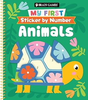 Brain Games - My First Sticker by Number: Animals