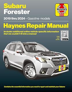 Haynes Compatible for Subaru Forester (2019–2024) Repair Manual: Covers 2.5L FB25D Gas Engine – Maintenance, Repair &amp; Wiring Diagrams