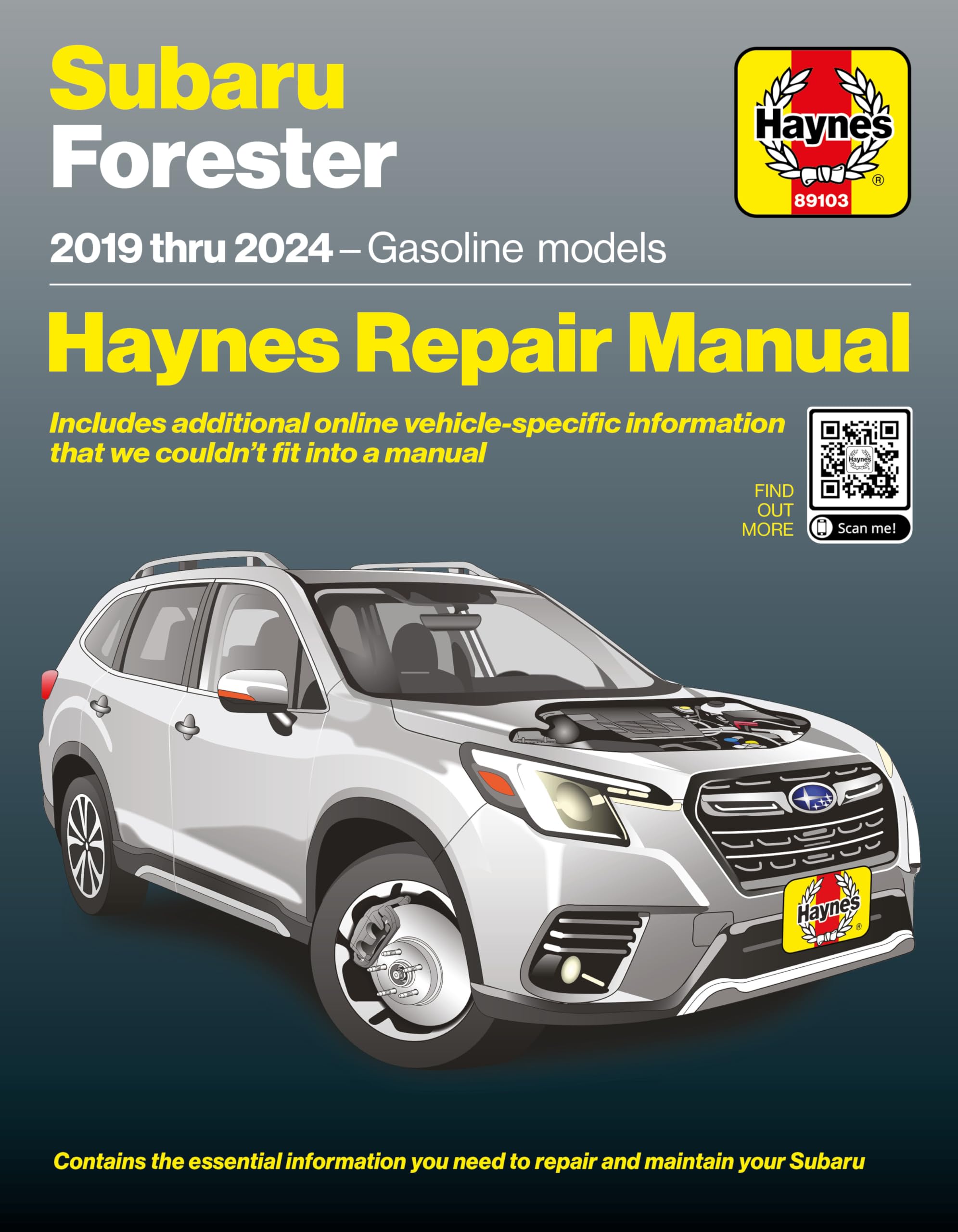 Haynes Compatible for Subaru Forester (2019–2024) Repair Manual: Covers 2.5L FB2