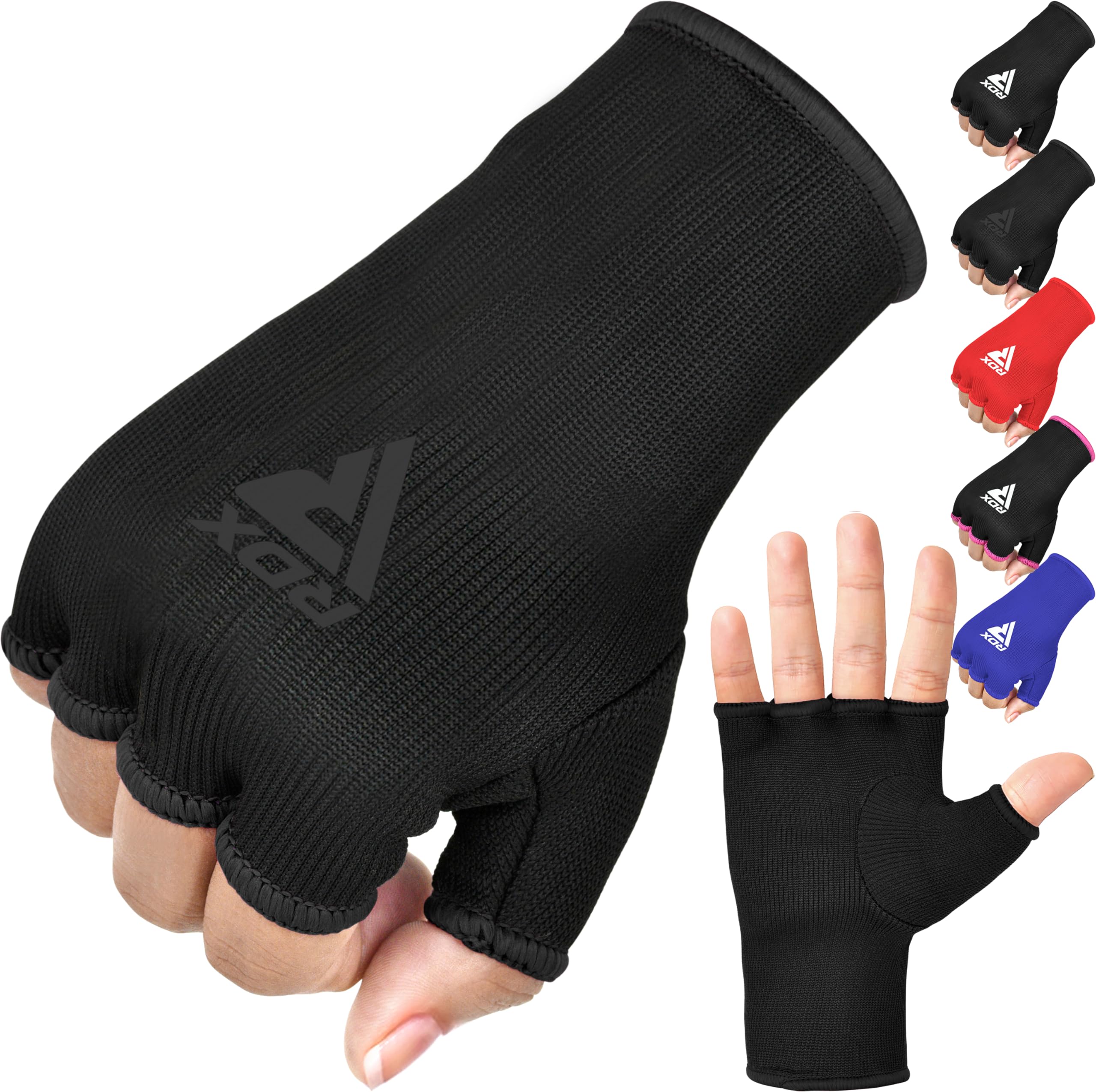 RDX Boxing Hand Wraps Inner Gloves for Punching - Half Finger Elasticated Bandag