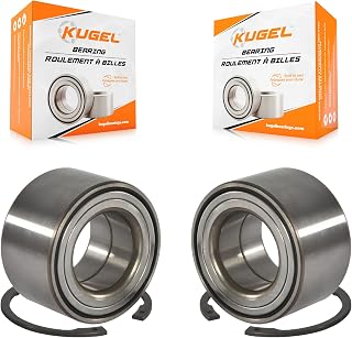 Kugel Front Wheel Bearing Pair Replacement for Toyota Corolla Matrix Pontiac Vibe iM Celica Scion tC Prius - Left Right Side (Driver Passenger) K70-100509