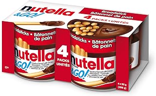 NUTELLA & GO! Hazelnut And Cocoa Spread With Breadsticks - Snack Packs - 6 Packs Of 4 - 2.0 Kilograms