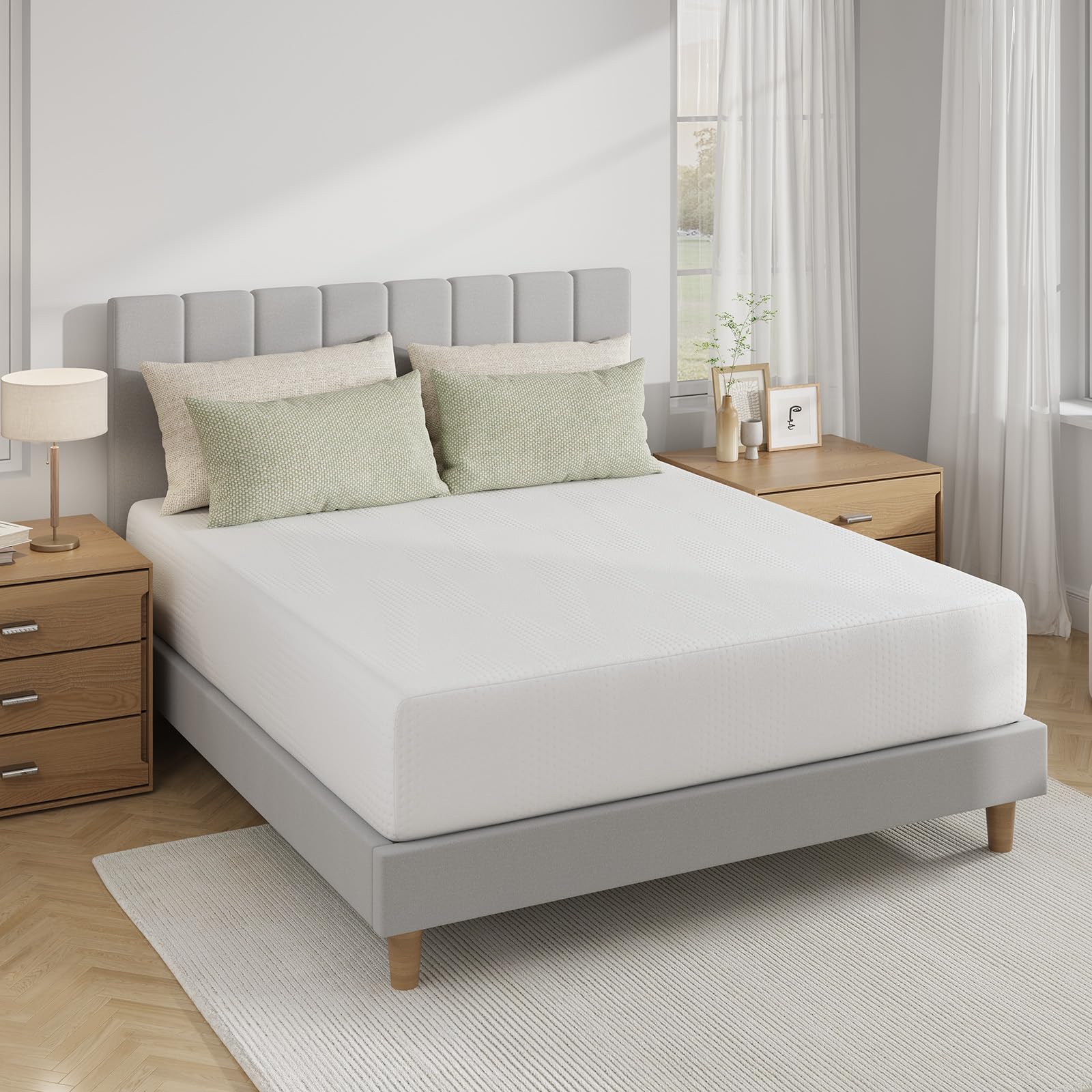 Novilla 12 Inch Queen Mattress in a Box, Gel Memory Foam for Cooling Night | Com