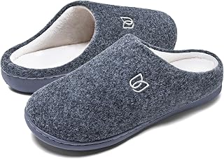 Women's House Slippers with Memory Foam House Slippers Women Warm and Soft Plush Slippers Non-Slip and Comfortable Indoor Shoes