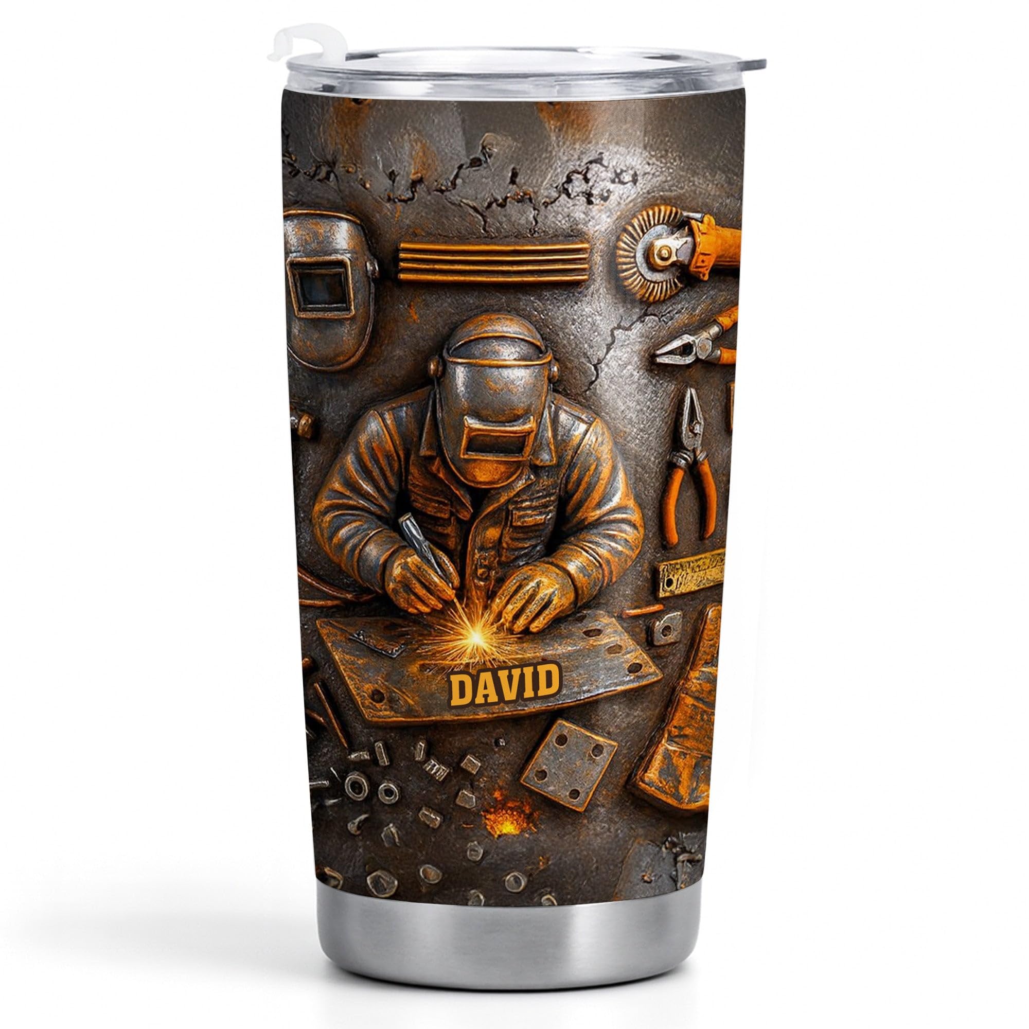 Gift for Welders Personalized Custom Stainless Steel Tumbler 20oz 30oz | Persona