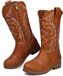 Bravover Bottes de cowboy pour filles – Bottes de cowgirl
